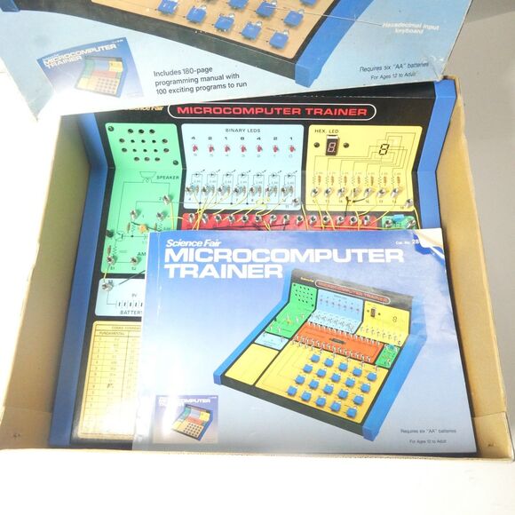 Radio Shack Science Fair Microcomputer Trainer Toy 28-260 Vintage - Picture 5 of 13